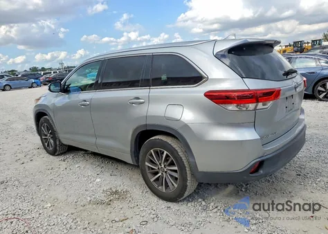 2018 Toyota Highlander Se from USA, damaged, VIN 5TDKZRFH2JS527665